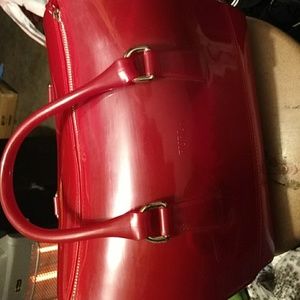 Furla candy bag in red. Large bag